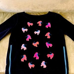 80% Cotton Hollister Navy/Multi Color Sweater